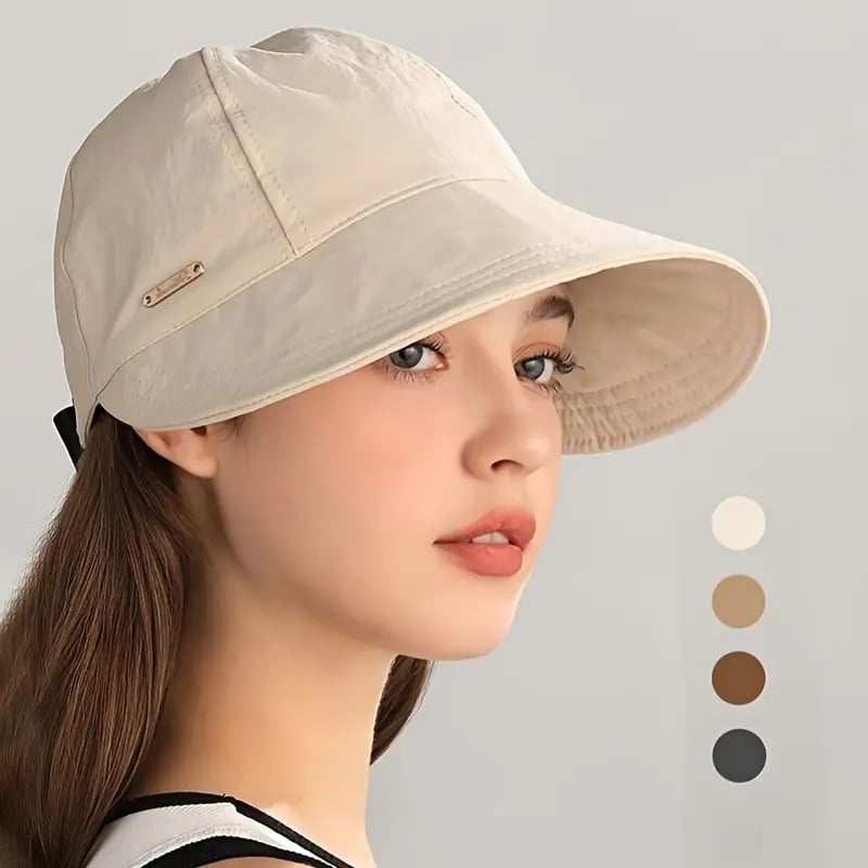 Women's Wide Brim Sun Visor Hat
