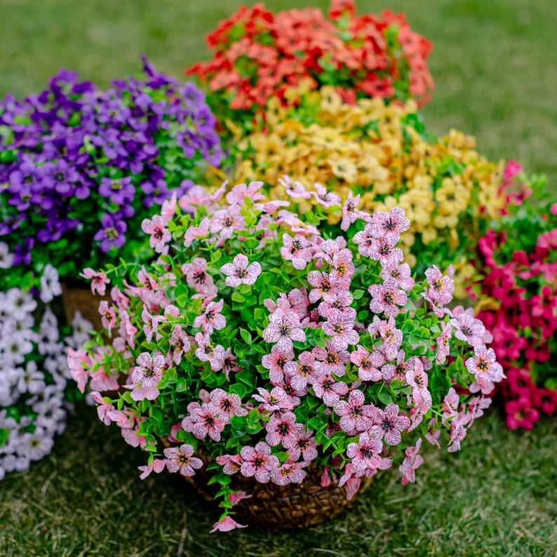 💐 UV-Resistant Colorful Artificial Flowers – 49% OFF Today Only 🌸