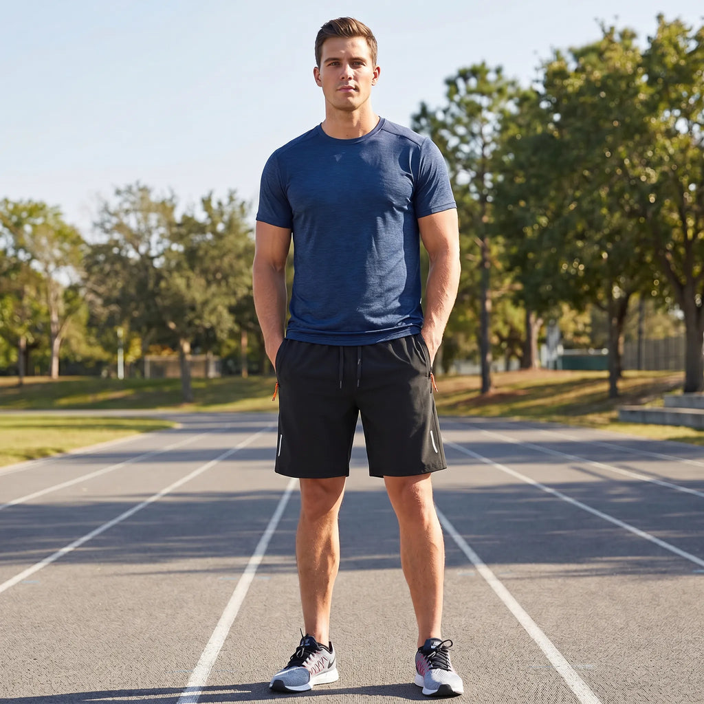 🎉 Men's 5-Pack Quick-Dry Shorts – Lightweight Breathable Athletic & Casual Shorts