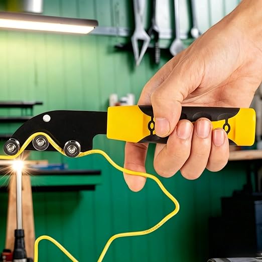 Stainless Steel Cable Straightener Tool - Professional Manual Untwisting & Bending Device for Electricians, HVAC & Telecom Projects
