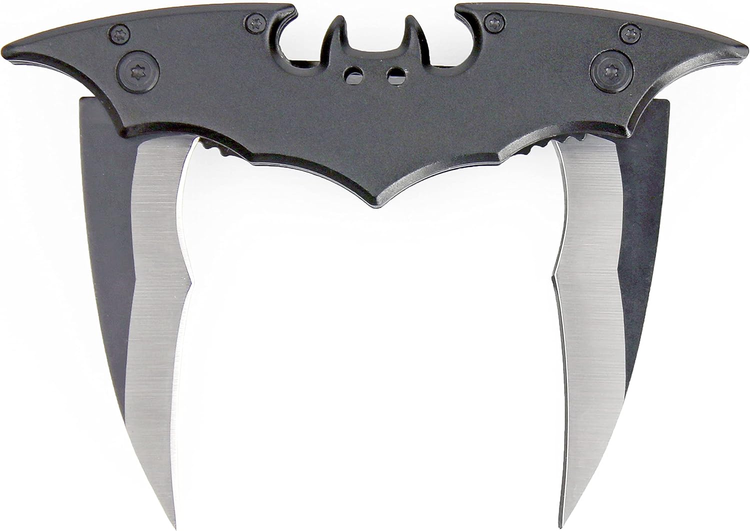 🦇 Dual Blade Folding Knife – Bat-Wing Design, Safety Lock, EDC Powerhouse
