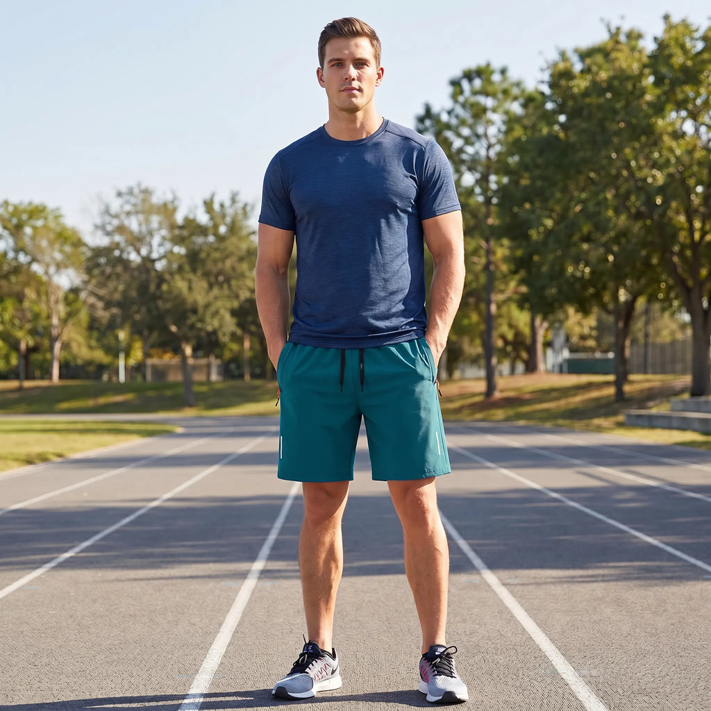 🎉 Men's 5-Pack Quick-Dry Shorts – Lightweight Breathable Athletic & Casual Shorts