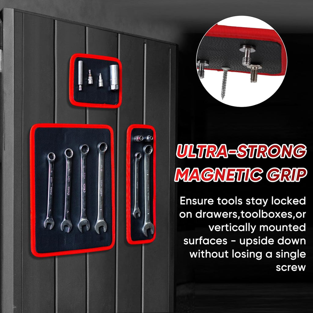 🛠️‌3PC Flexible Magnetic Tool Mat & Tray Holder