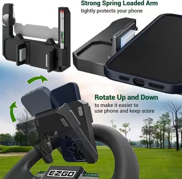 ⛳ Golf Cart Steering Wheel Phone Mount