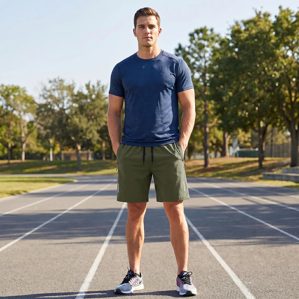 🎉 Men's 5-Pack Quick-Dry Shorts – Lightweight Breathable Athletic & Casual Shorts