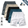 🎉 Men's 5-Pack Quick-Dry Shorts – Lightweight Breathable Athletic & Casual Shorts