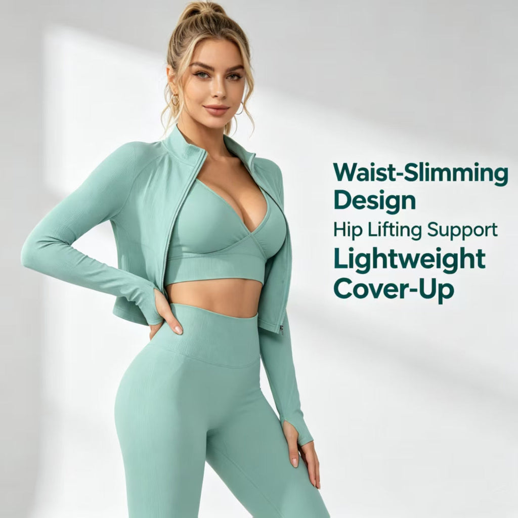 MFVIM Women's Criss Cross Crop Tank & Leggings Set