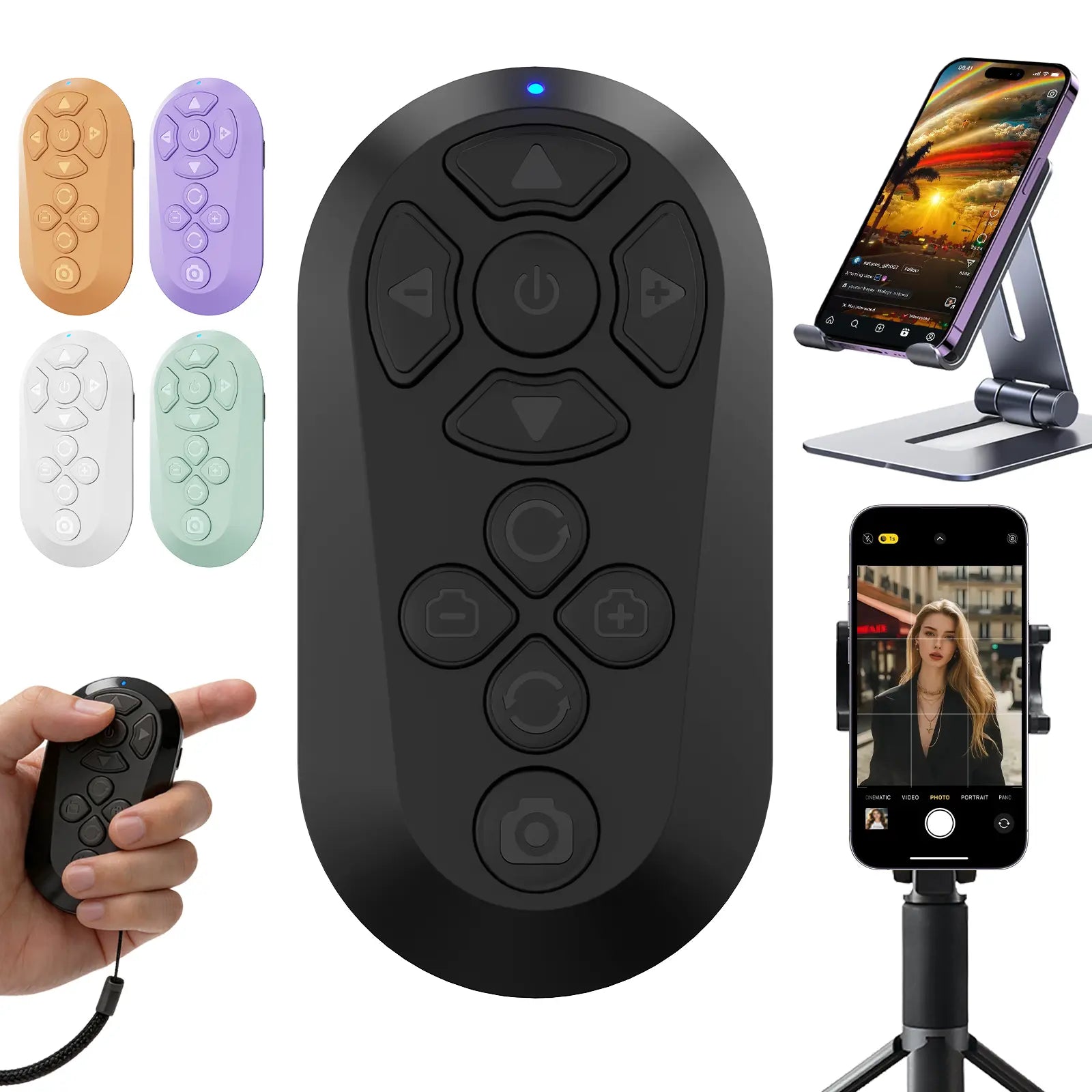 📱2026 New Release Remote Control for TikTok Scrolling – Wireless Scroller & Camera Shutter