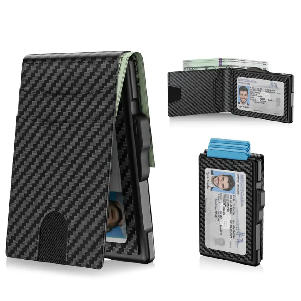 💵 Pop-Up Men's Wallet – Slim, Smart & Secure