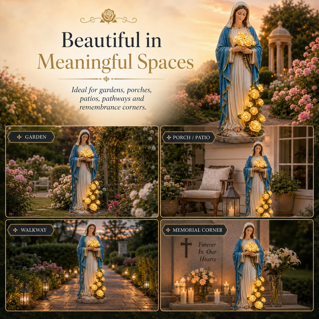 🔥Last Day 49% OFF 💗Virgin Mary Garden Light