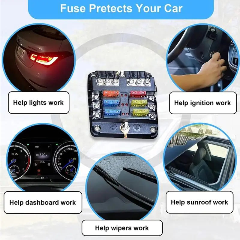 🚗Professional 300PCS Automotive Fuse Assortment with Circuit Tester & Puller