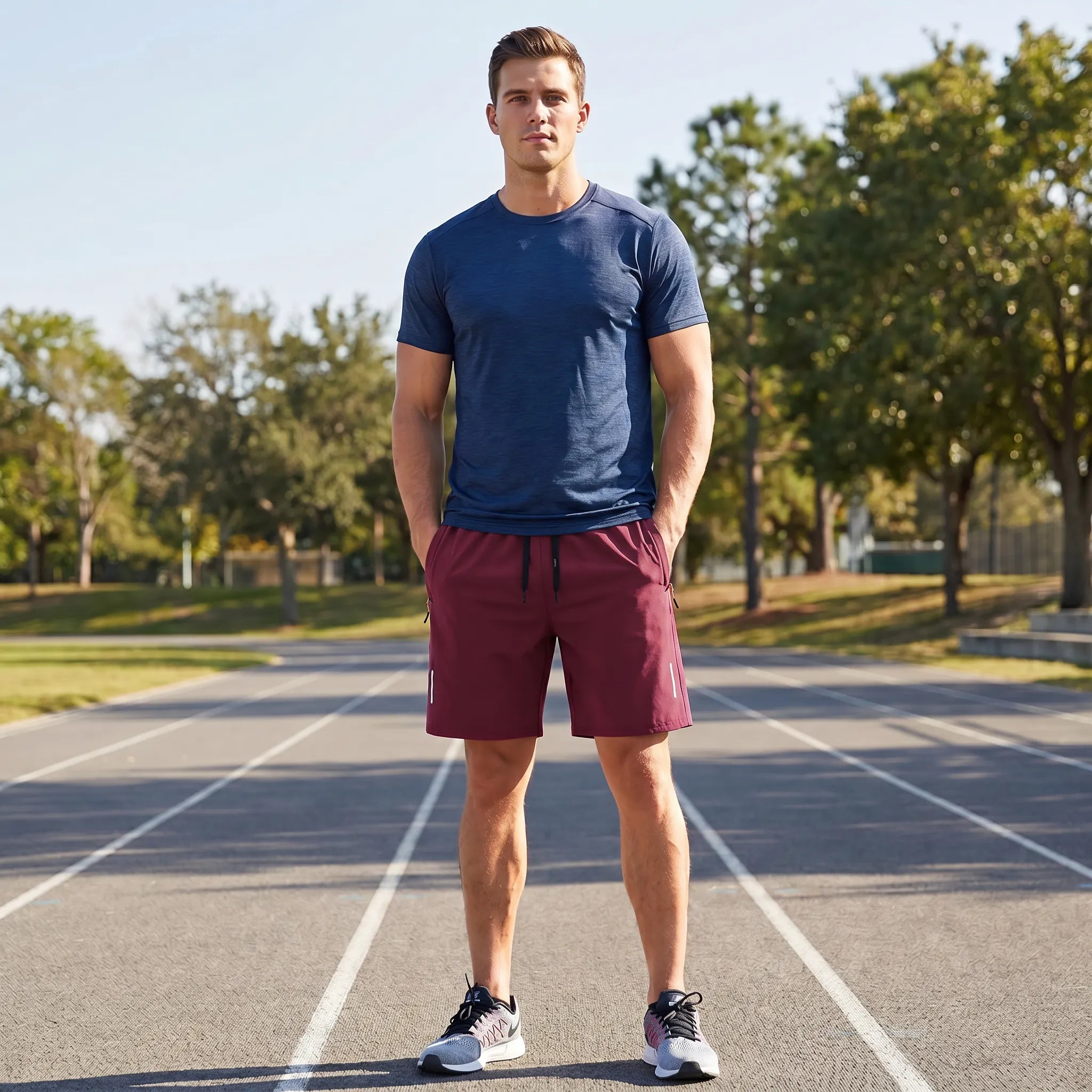 🎉 Men's 5-Pack Quick-Dry Shorts – Lightweight Breathable Athletic & Casual Shorts