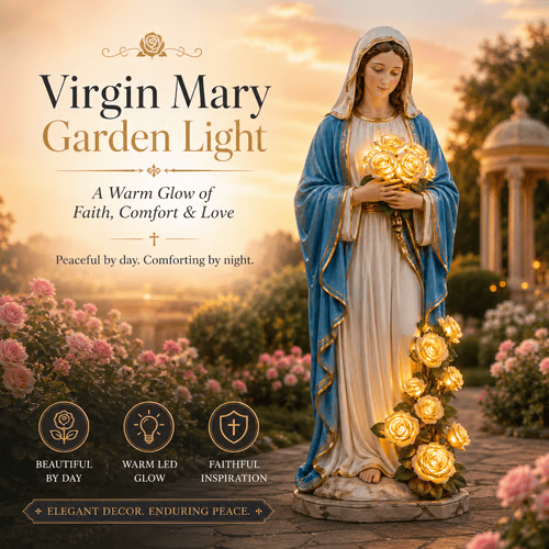 🔥Last Day 49% OFF 💗Virgin Mary Garden Light
