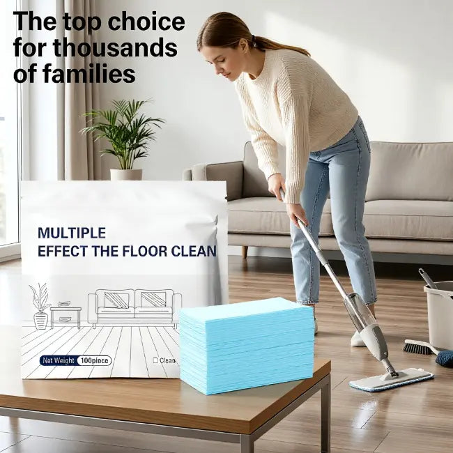 💧 Floor Cleaning Tablets – Dissolve Instantly, Deep Clean, Antibacterial, Safe for All Floors