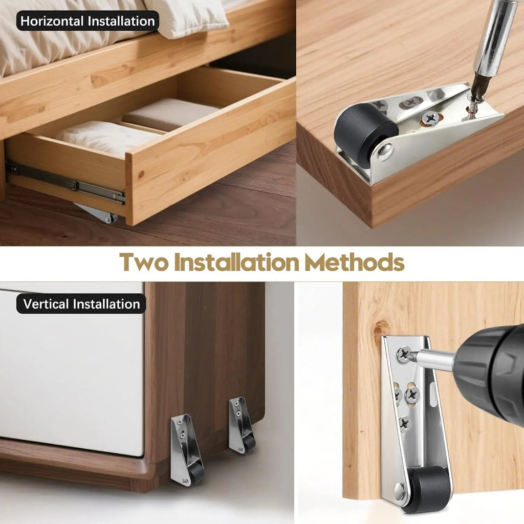 Vertical Track Roller Wheel Sliding Door Bottom Guide