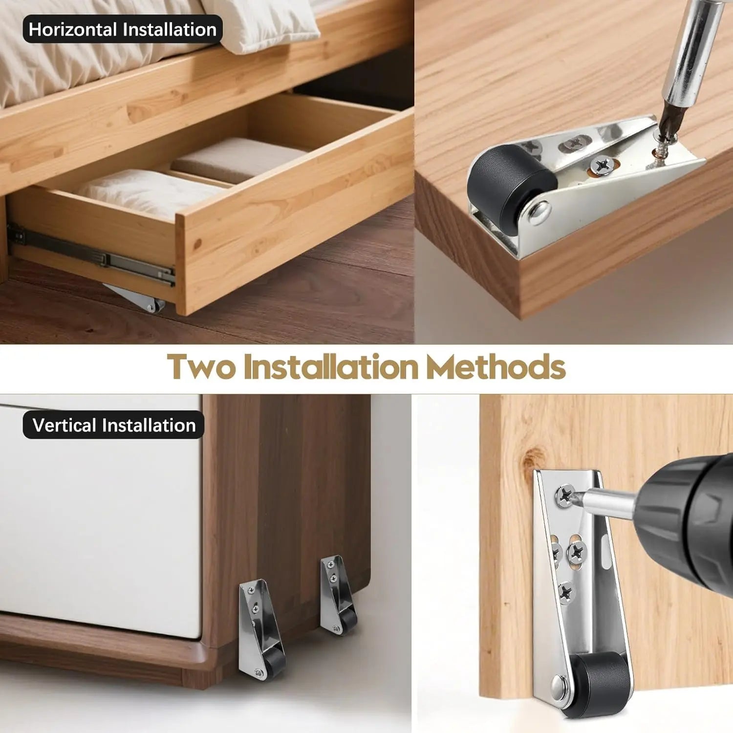Vertical Track Roller Wheel Sliding Door Bottom Guide