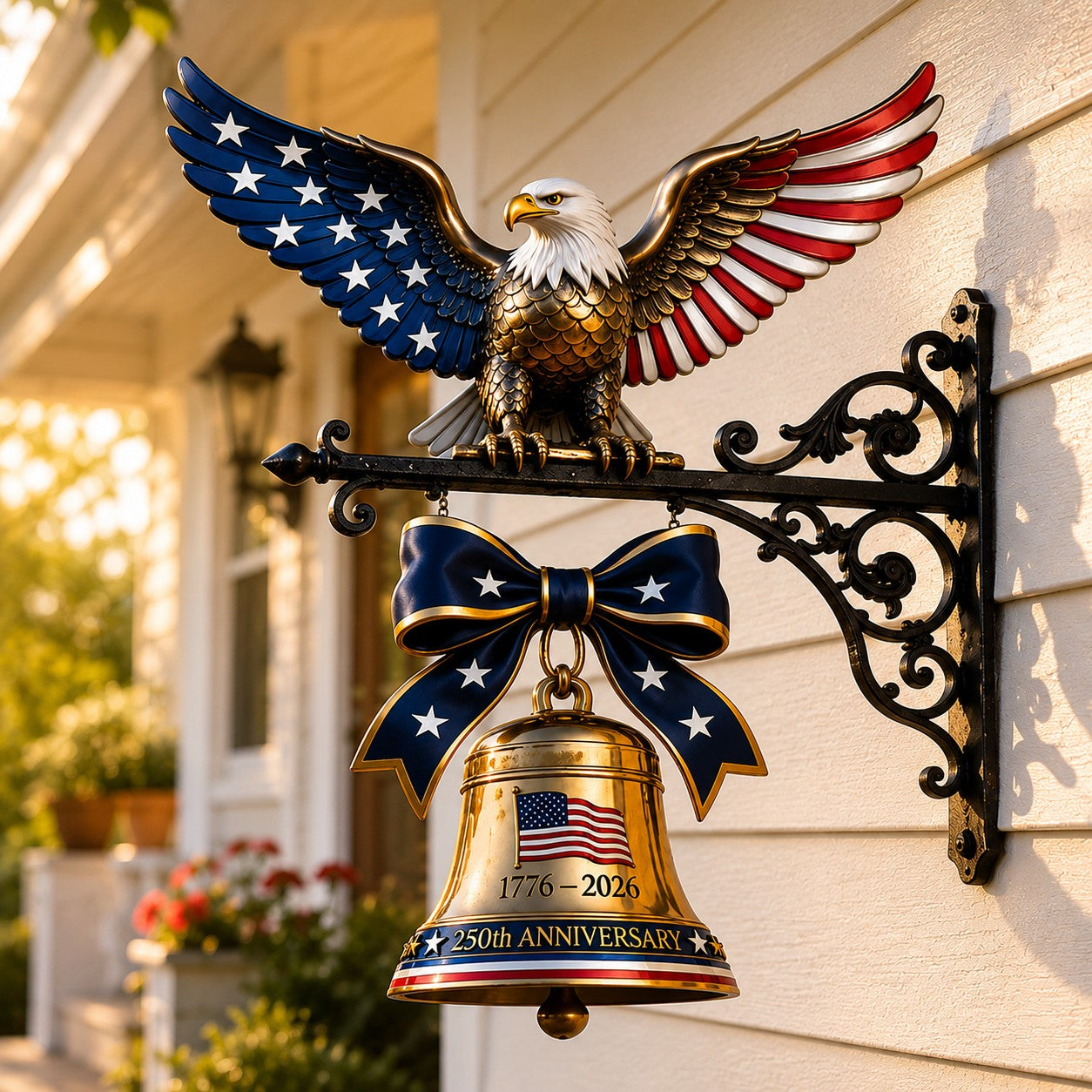 Best Sellers🔔 Ring in the Semiquincentennial: 1776-2026 "Spirit of Liberty" Eagle Bell