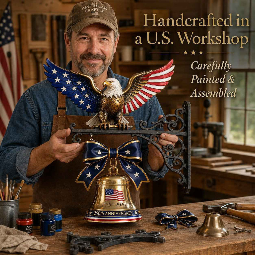 Best Sellers🔔 Ring in the Semiquincentennial: 1776-2026 "Spirit of Liberty" Eagle Bell