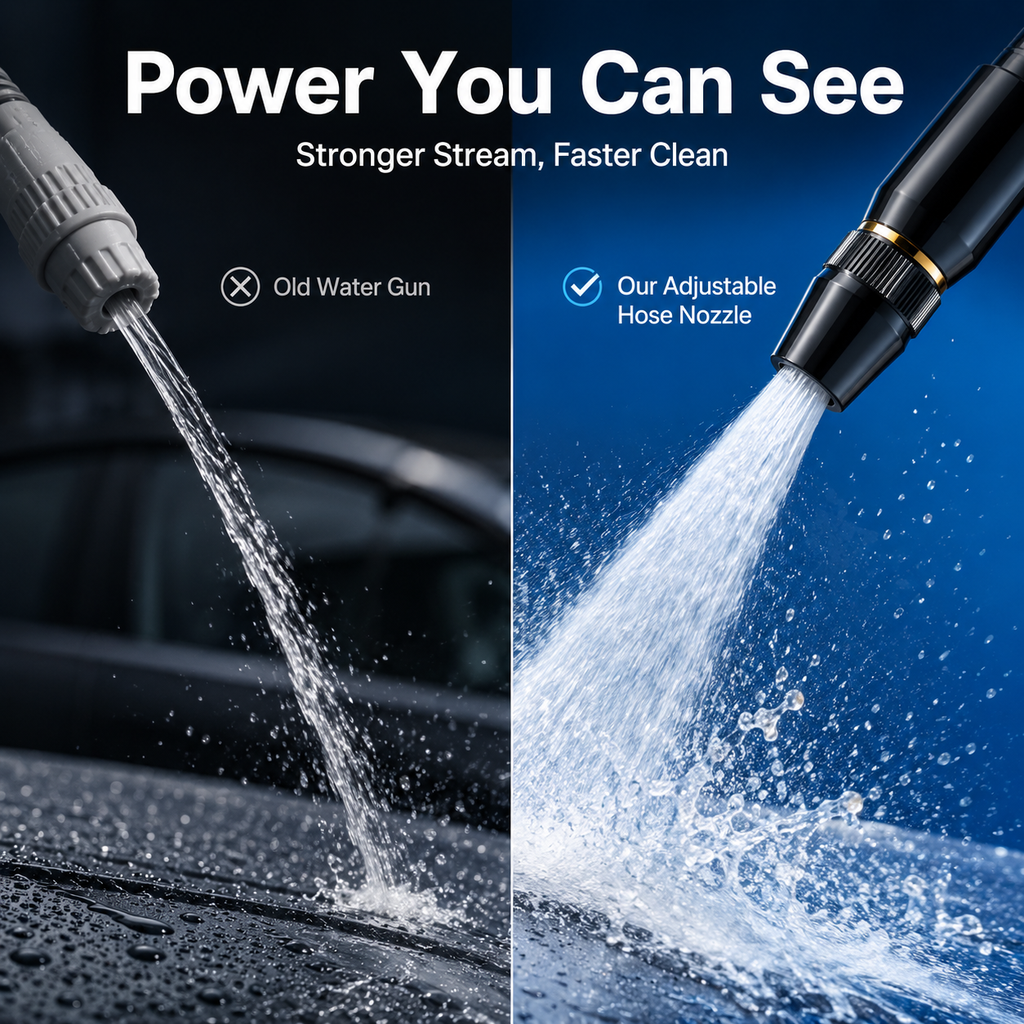 💧 2026 Hydro Jet Wand – High-Pressure Hose Nozzle, 2-in-1 Jet & Fan Spray