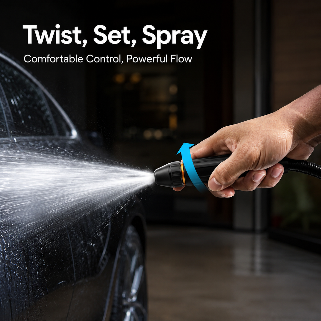 🌊 Hydro Jet Wand – High-Pressure Hose Nozzle, 2-in-1 Jet & Fan Spray