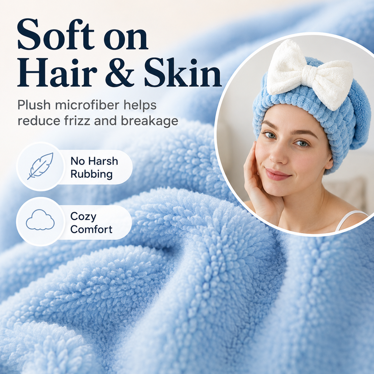 🔥Women's super absorbent and quick-drying hair drying cap