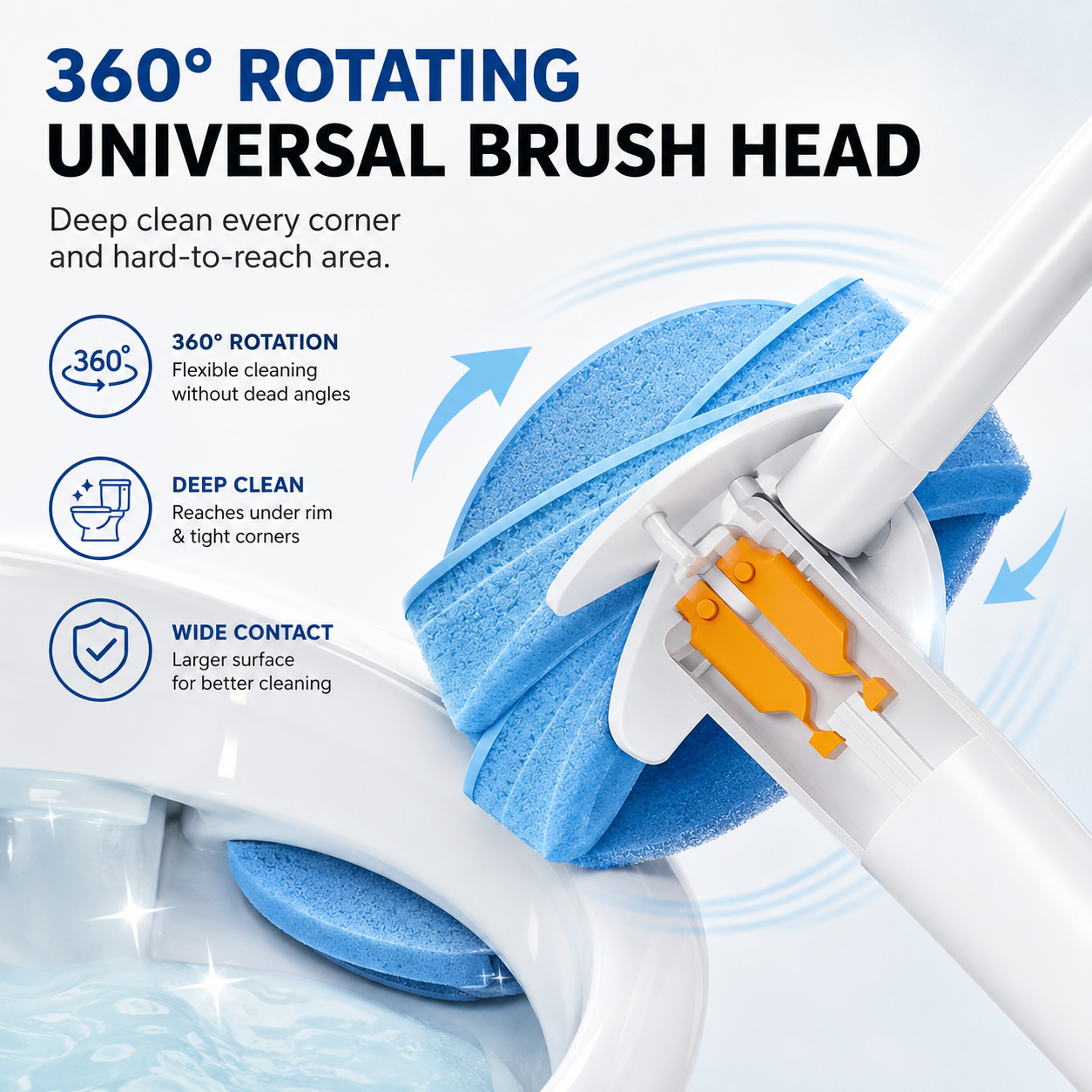 Disposable Toilet Brush Kit | No-Touch Toilet Cleaner