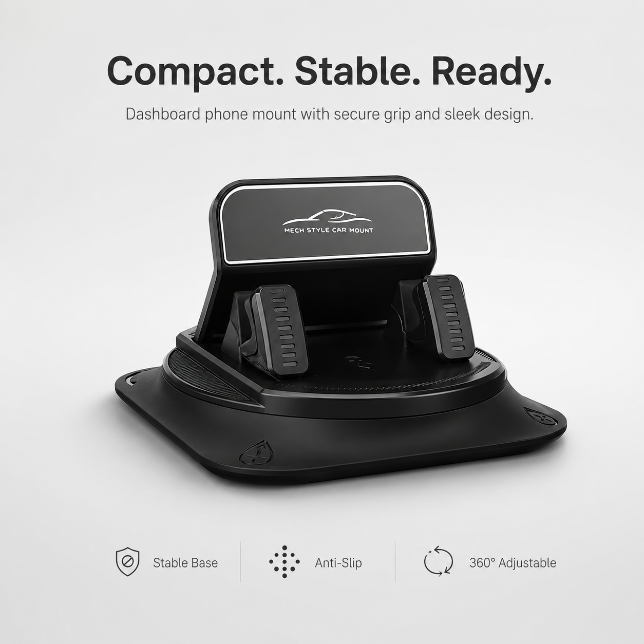 🔥HOT SALE 360° Car Phone Mount, Fits Dashboard & Windshield