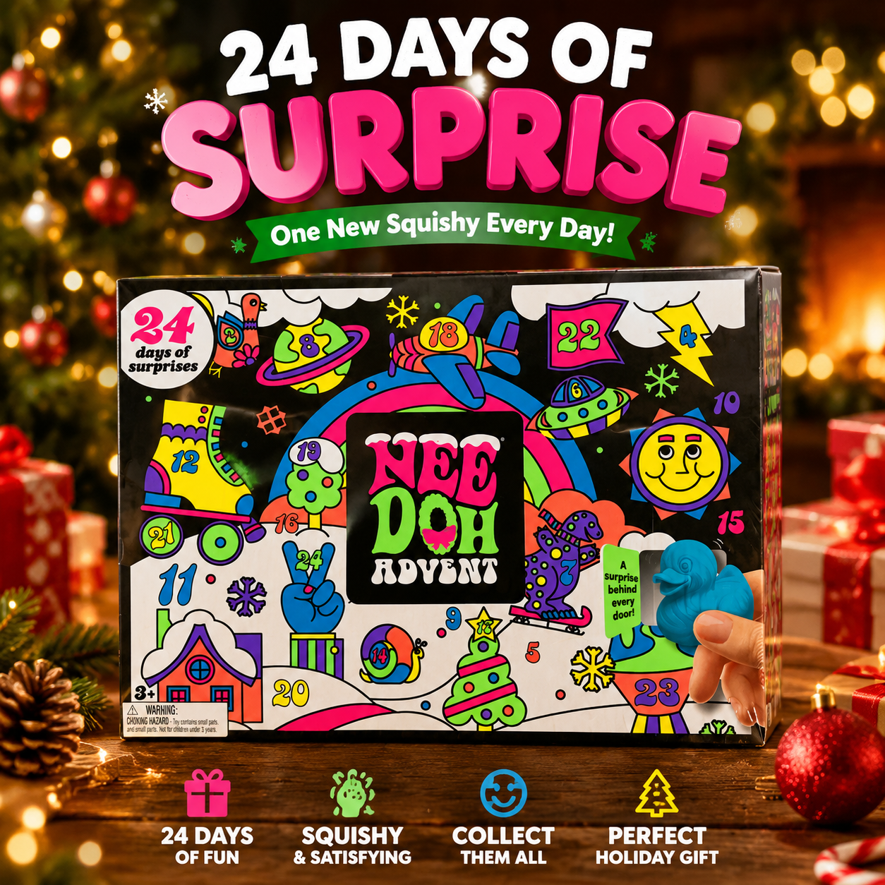 🎄 24-Day Squishy Advent Calendar – A New Surprise Every Day 🎁