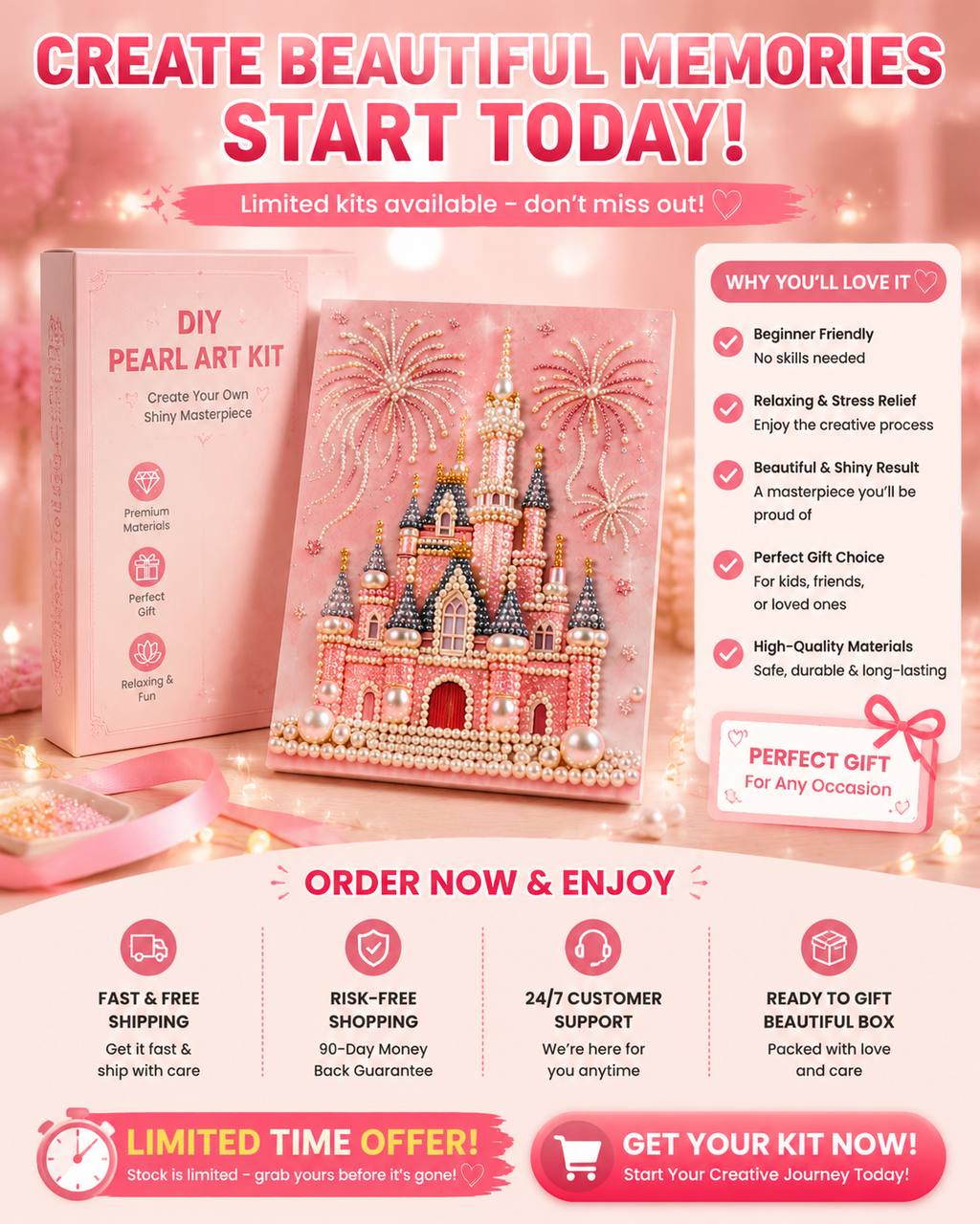 🖋️ DIY Craft Kit for Beginners – Fun Handmade Creative Activity Set for Kids & Adults