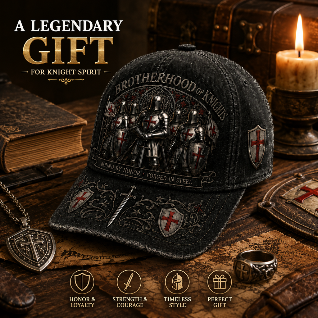 ⚡ Bound By Honor Forged In Steel – Knights Templar Cap
