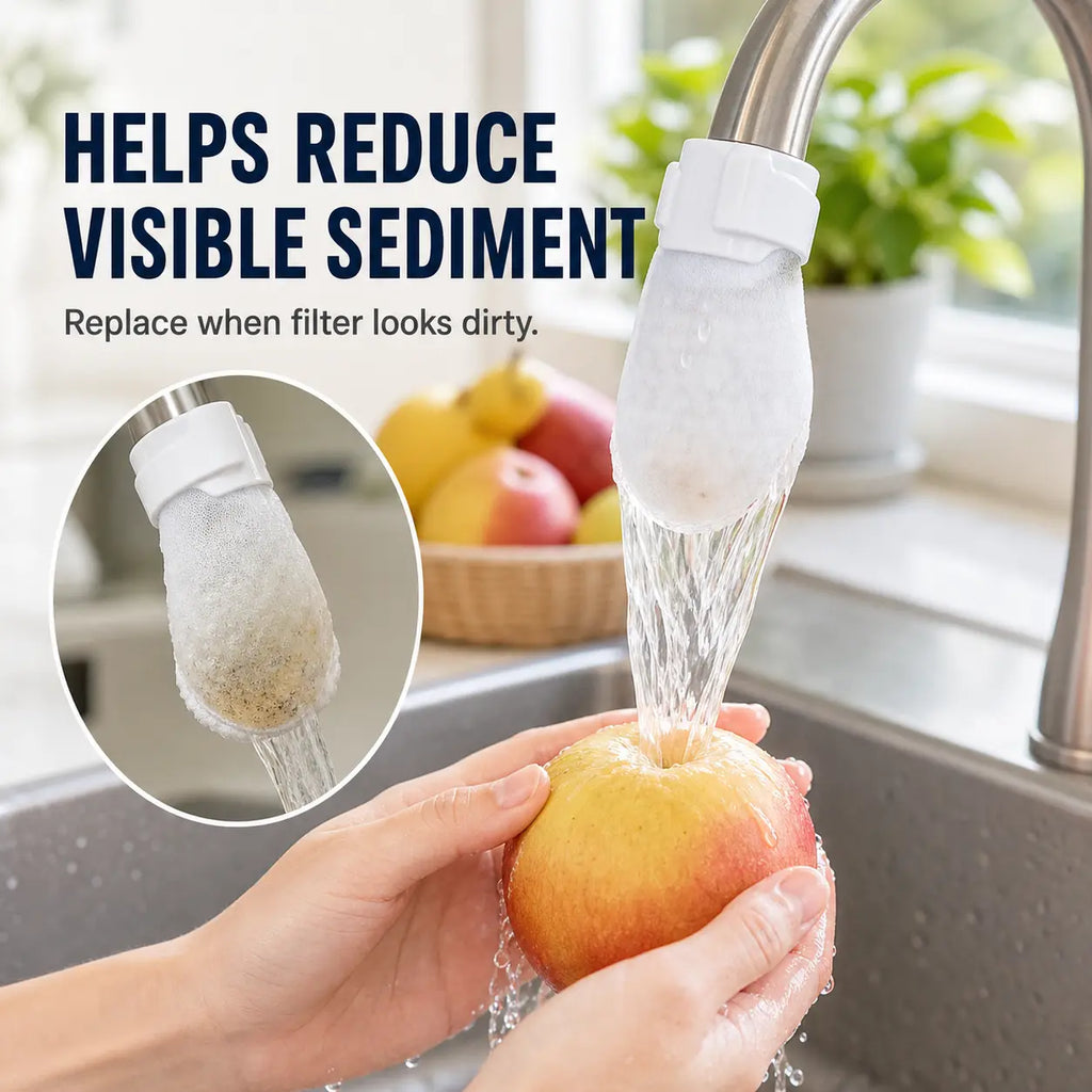 🔥Disposable Faucet Filter Bags – Reduce Sediment & Splash