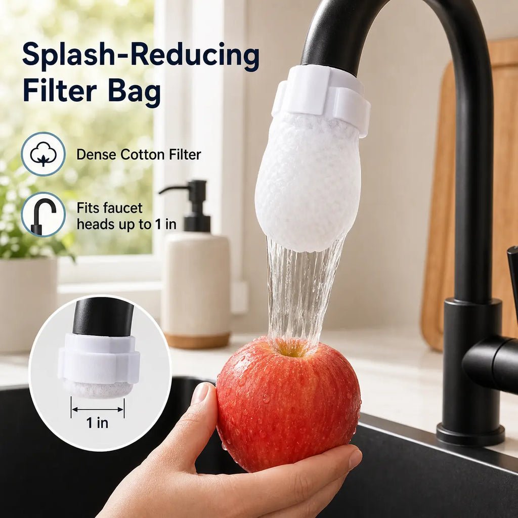 🔥Disposable Faucet Filter Bags – Reduce Sediment & Splash