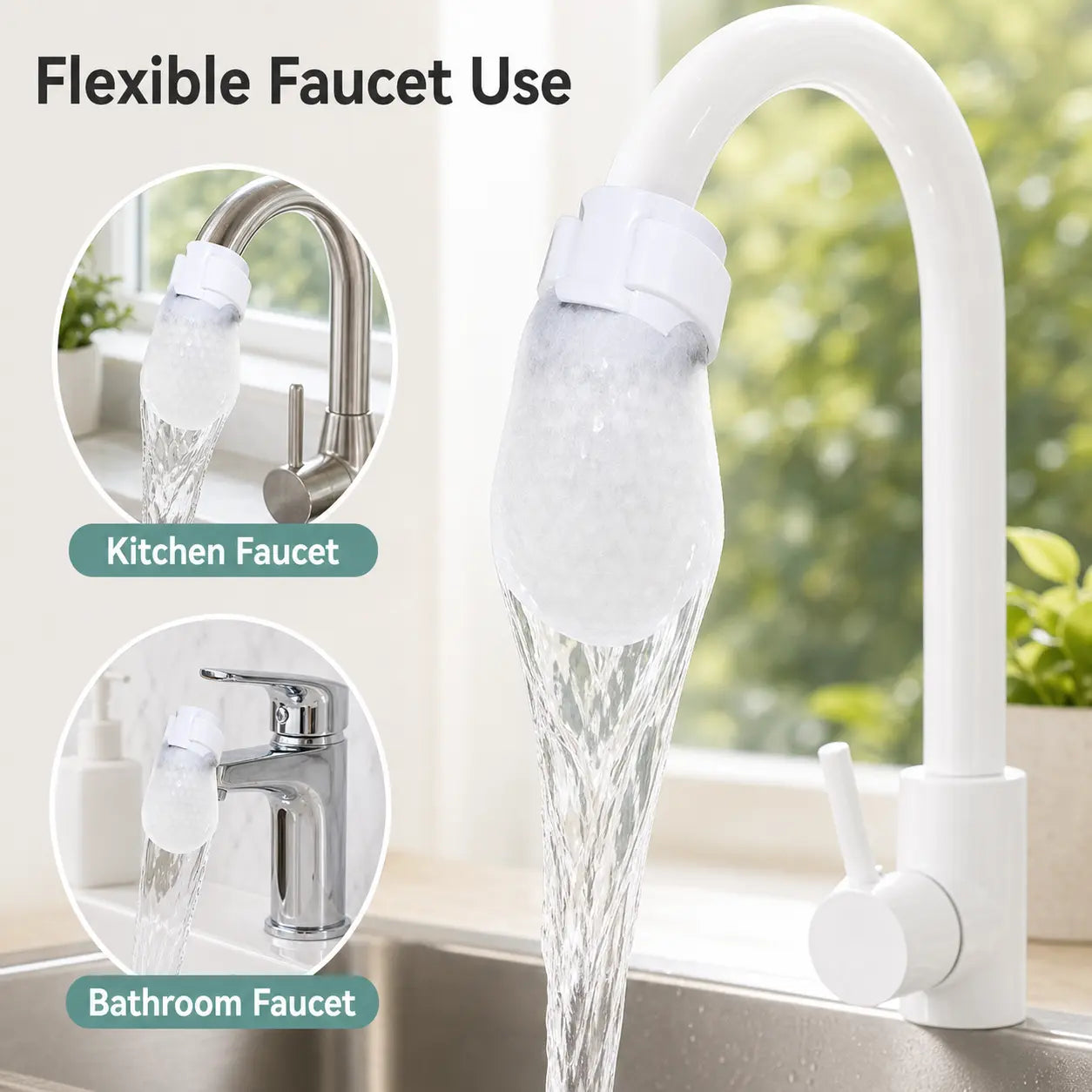 🔥Disposable Faucet Filter Bags – Reduce Sediment & Splash