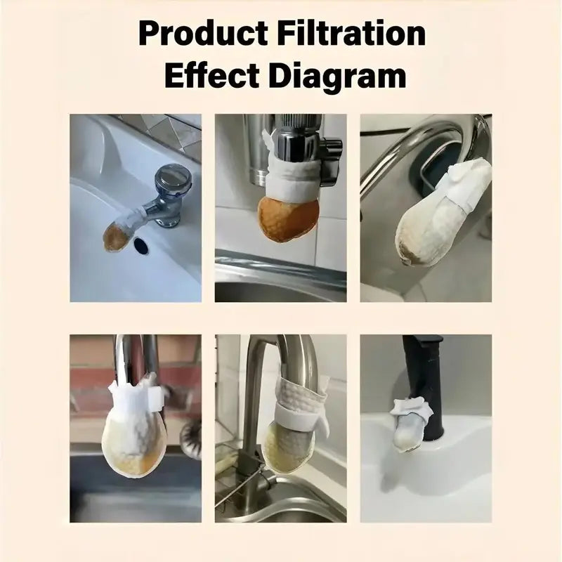 🔥Disposable Faucet Filter Bags – Reduce Sediment & Splash