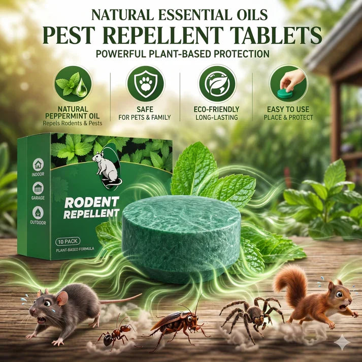 🌿 Peppermint Oil Rodent Repellent – 12 Pack, Safe & Natural