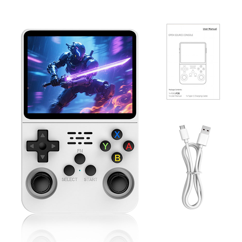 R36S Retro Video Handheld Game Console Linux System 3.5 in IPS Screen Built in 3000mAH Battery,Preinstalled Gamess for Christmas, Thanksgiving, Holiday Gift
