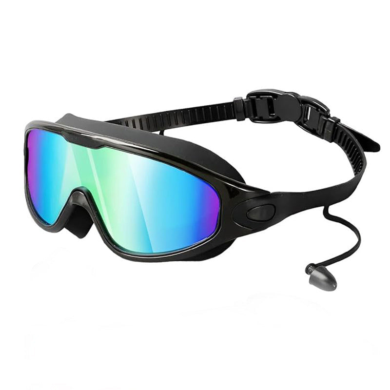 🔥Goggles Swimming Adult Swim-Goggles: Wide View with UV400 Protection Anti Fog No Leak for Men and Women