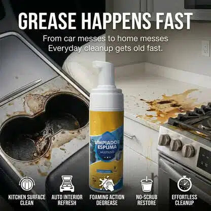 2026 Hot Sale🔥Super Cleaner，Effective Car Interior Cleaner