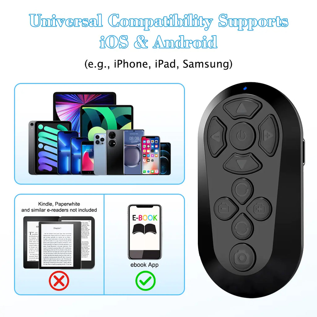 📱2026 New Release Remote Control for TikTok Scrolling – Wireless Scroller & Camera Shutter