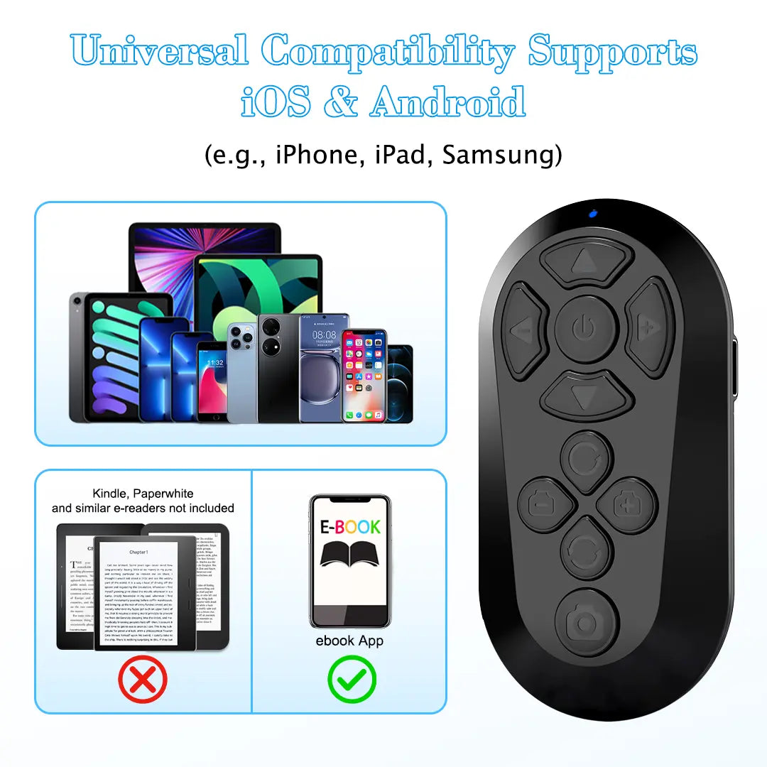 📱2026 New Release Remote Control for TikTok Scrolling – Wireless Scroller & Camera Shutter