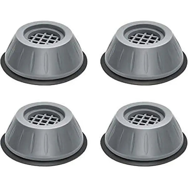 4-Piece Durable Compact Shock-Absorbing Pads for Large Home Appliances (Washing Machines, Dryers, Refrigerators) - Reduces Vibrations and Noise, Prevents Movement, Refrigerator Accessories