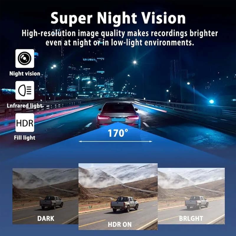 🎁🎁LAST DAY 49% OFF🔥Full View Car Dashcam System