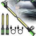 【FathersDayGift】Linkax Rechargeable 2400LM USB Work Light Bar for Mechanics, 4400mAh Battery, Hooks & Magnetic Attachment, LED Car Lights, Vehicle Accessories for Car & Garage Repair Tools
