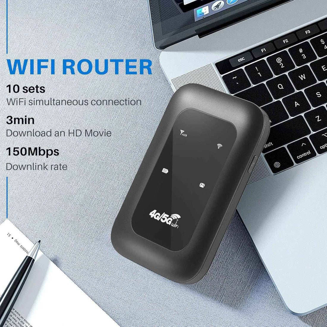 📶Pocket WiFi-Ready in Seconds No Setup. No Hassle. Just Connect.