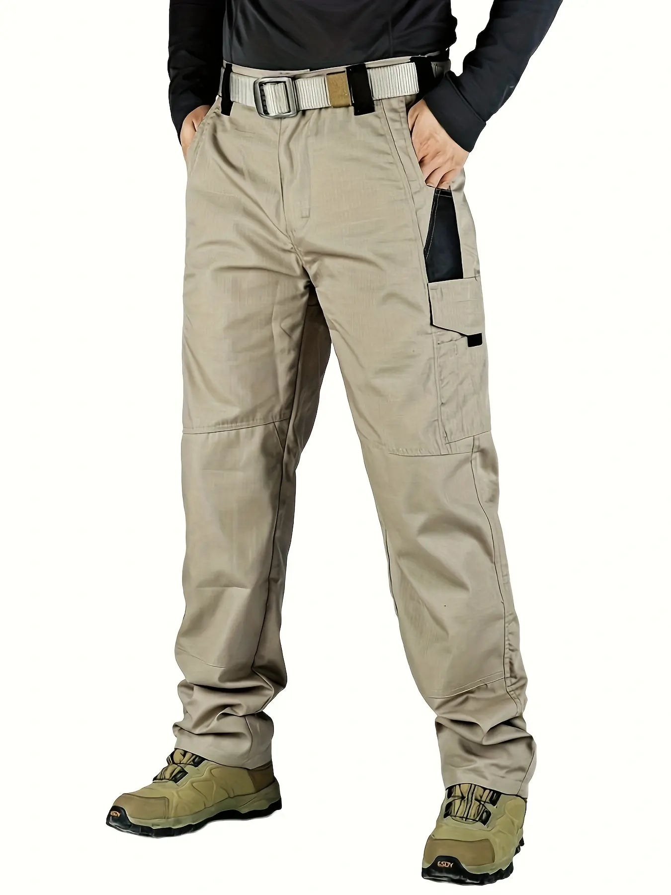 🔥Men's Solid Color Waterproof Tactical Work Pants