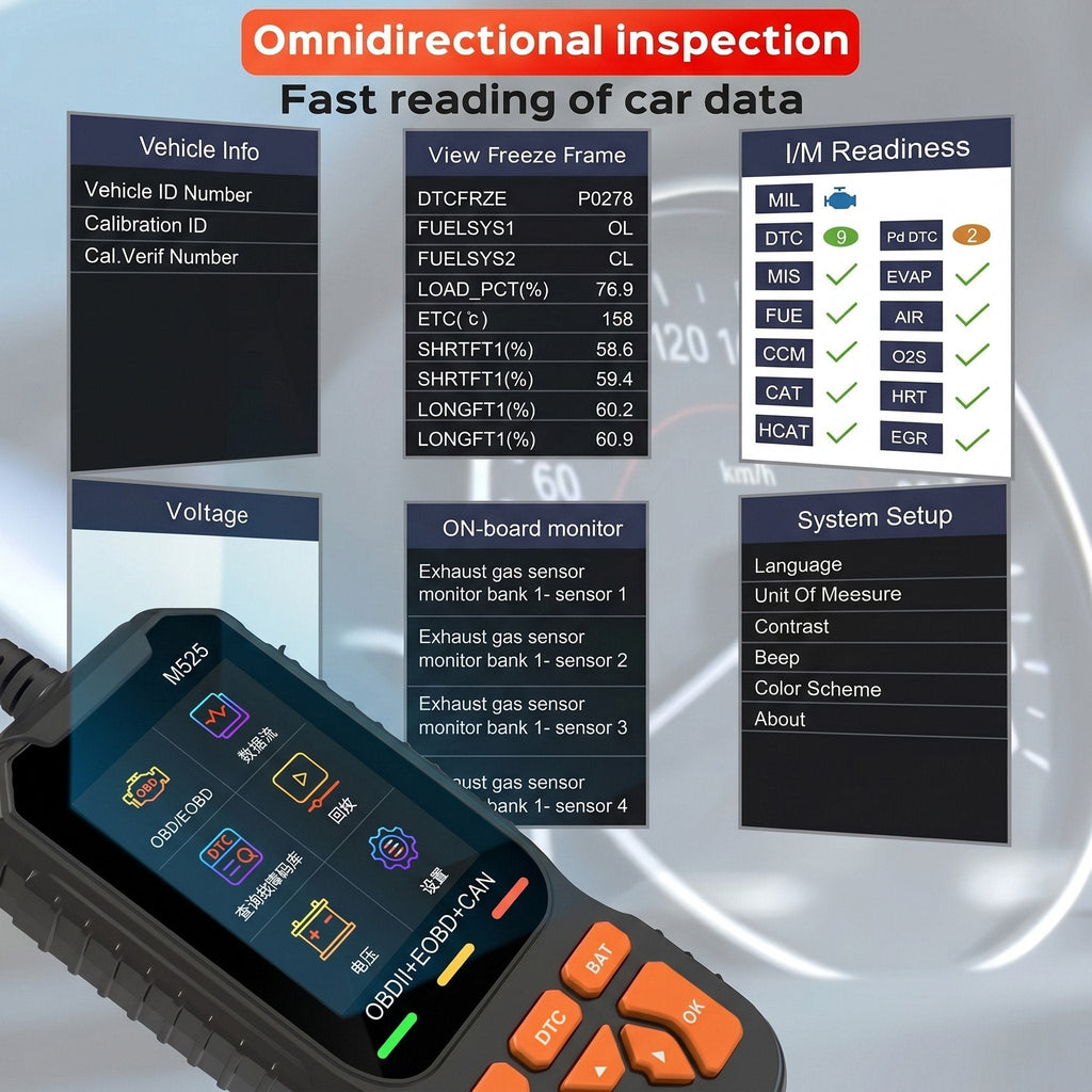 🎁Hot Sale Promotion 49% OFF🔥 OBD2 Scanner Live Data Professional