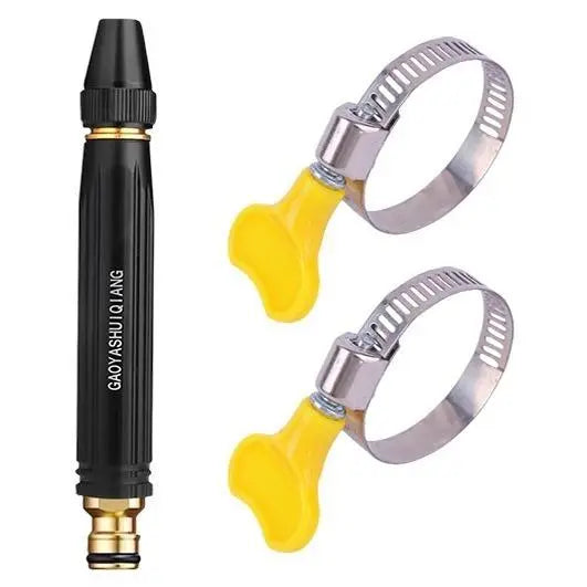 🔥Hot Sale🔥Home high-pressure car wash water gun with booster nozzle and hose