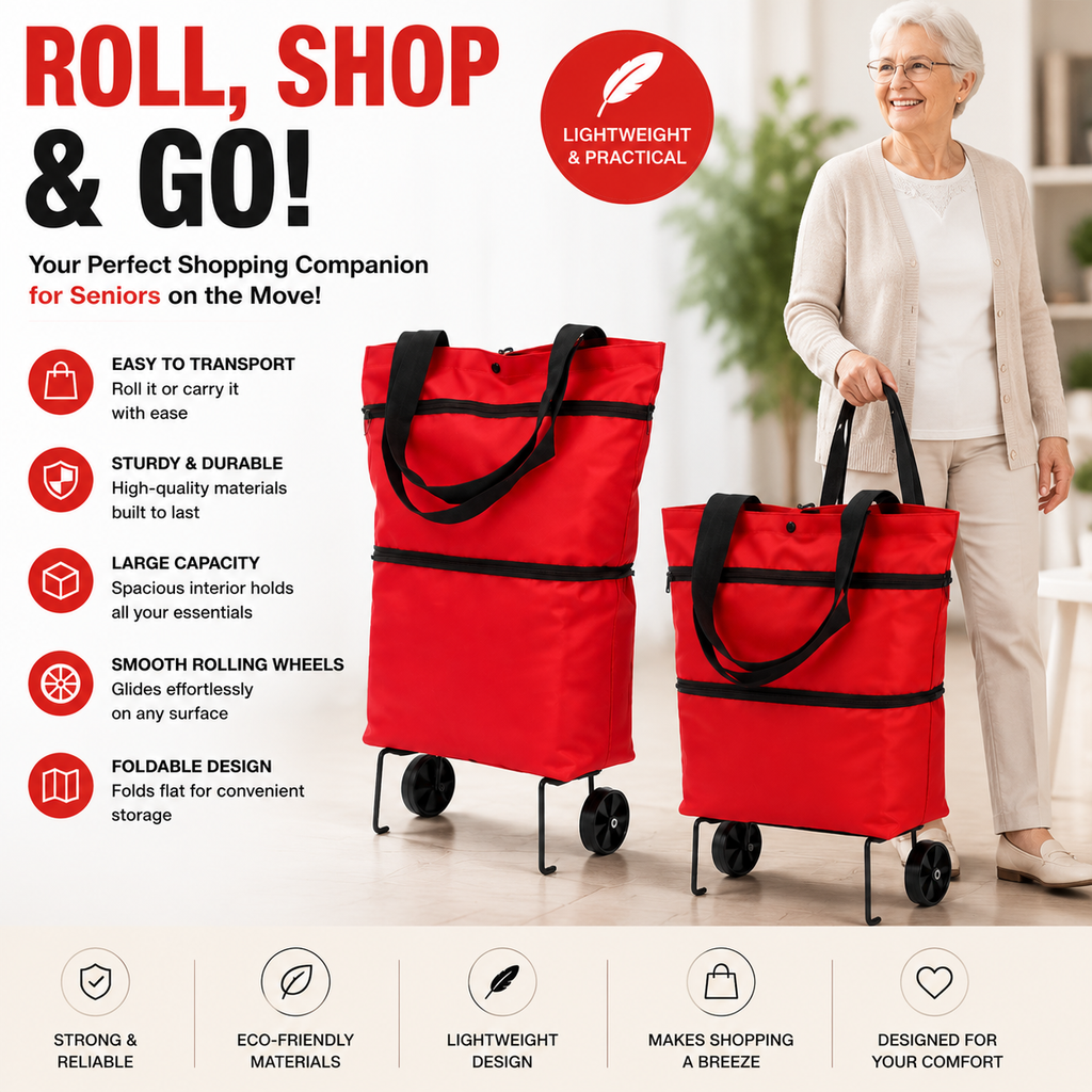 🔥HOT SALE 49% OFF🔥Foldable 2-in-1 Shopping Bag