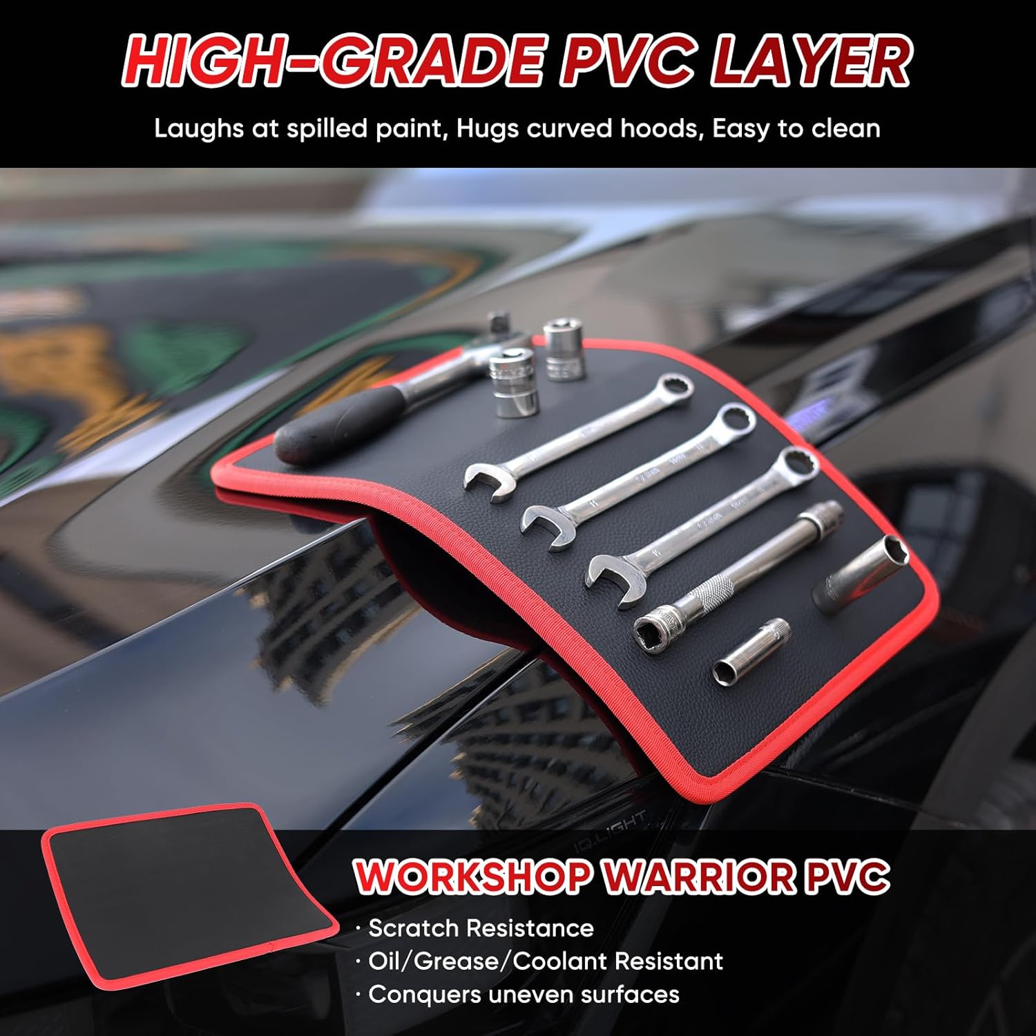 🛠️‌3PC Flexible Magnetic Tool Mat & Tray Holder