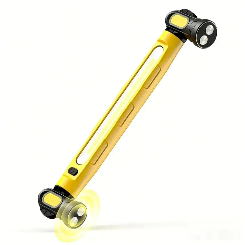 Under Hood Work Light Bar, 3000LM LED Magnetic Light Bar with Hooks, 5200mAh Cordless Rechargeable Hood Light Fathers Day Dad Gifts for Men/Mechanic/Car Repairing/Garage